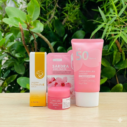 Sakura Glow SkinCare Combo (4 in 1)