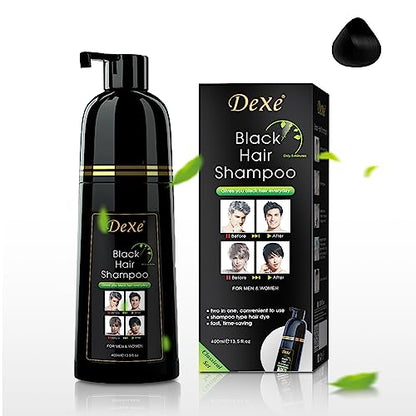 Dexe Black Hair Shampoo Bottle 400ml