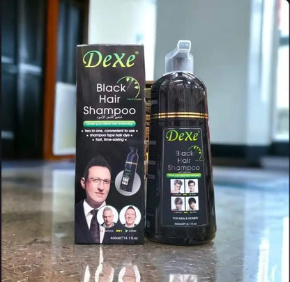 Dexe Black Hair Shampoo Bottle 400ml