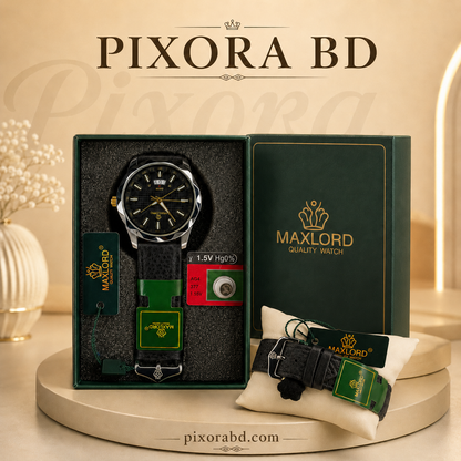 MAXLORD প্রিমিয়াম ওয়াচ– 100% Waterproof