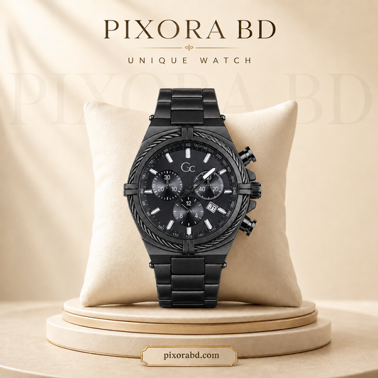 GC Premium Chronograph Men’s Watch – Full Black