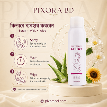 Hair Removal silky beauty Spray for Men and Women Skin Care