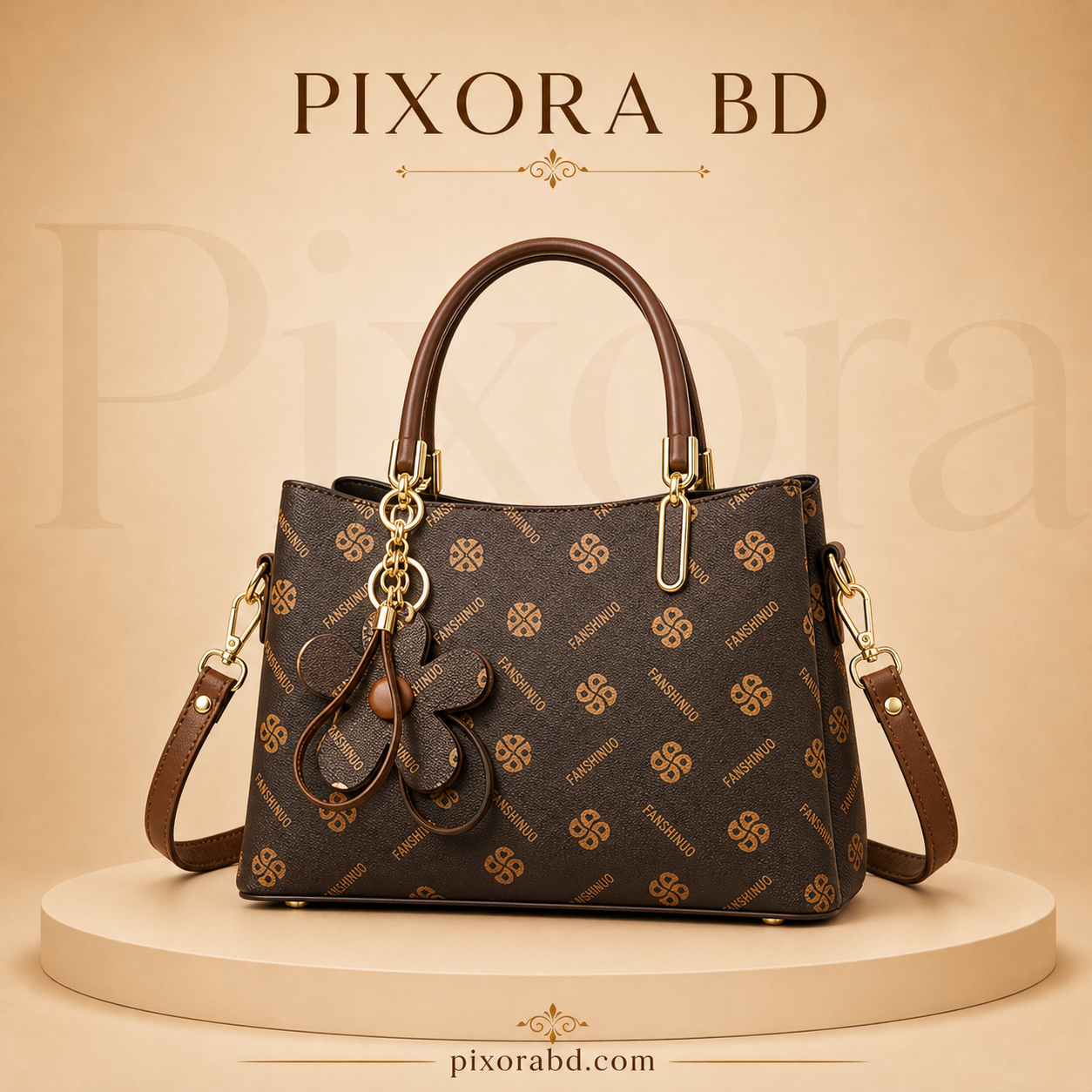 Best selling Trendy Crossbody Stylish Fanshinuo leather shoulder & hand bag