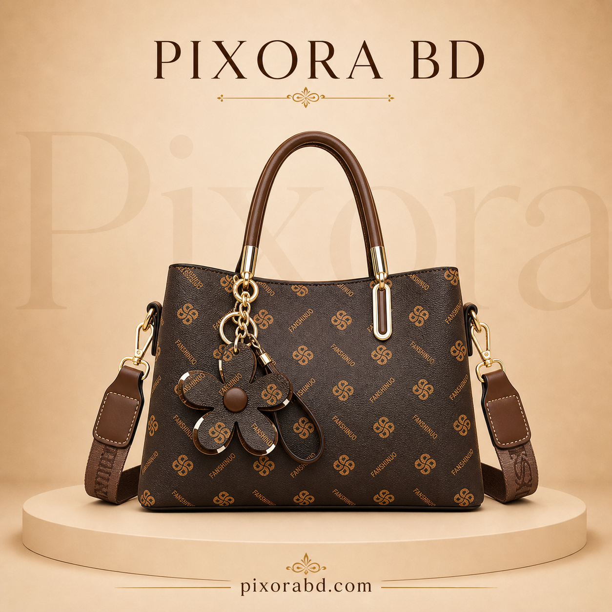 Best selling Trendy Crossbody Stylish Fanshinuo leather shoulder & hand bag