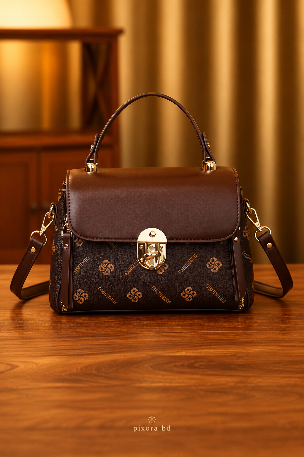Trendy Stylish Leather Multi-Function Crossbody Hand & Shoulder Bag