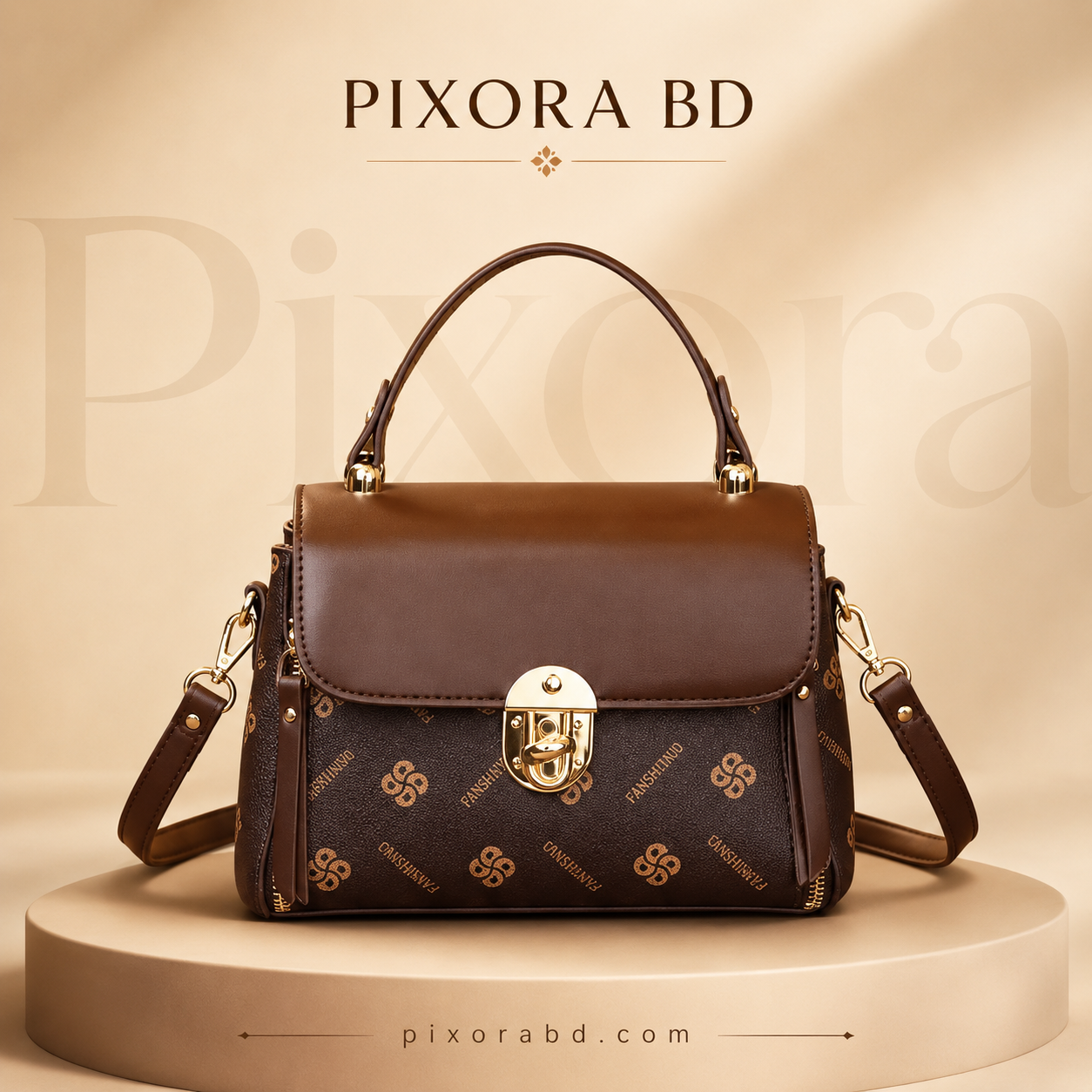 Trendy Stylish Leather Multi-Function Crossbody Hand & Shoulder Bag