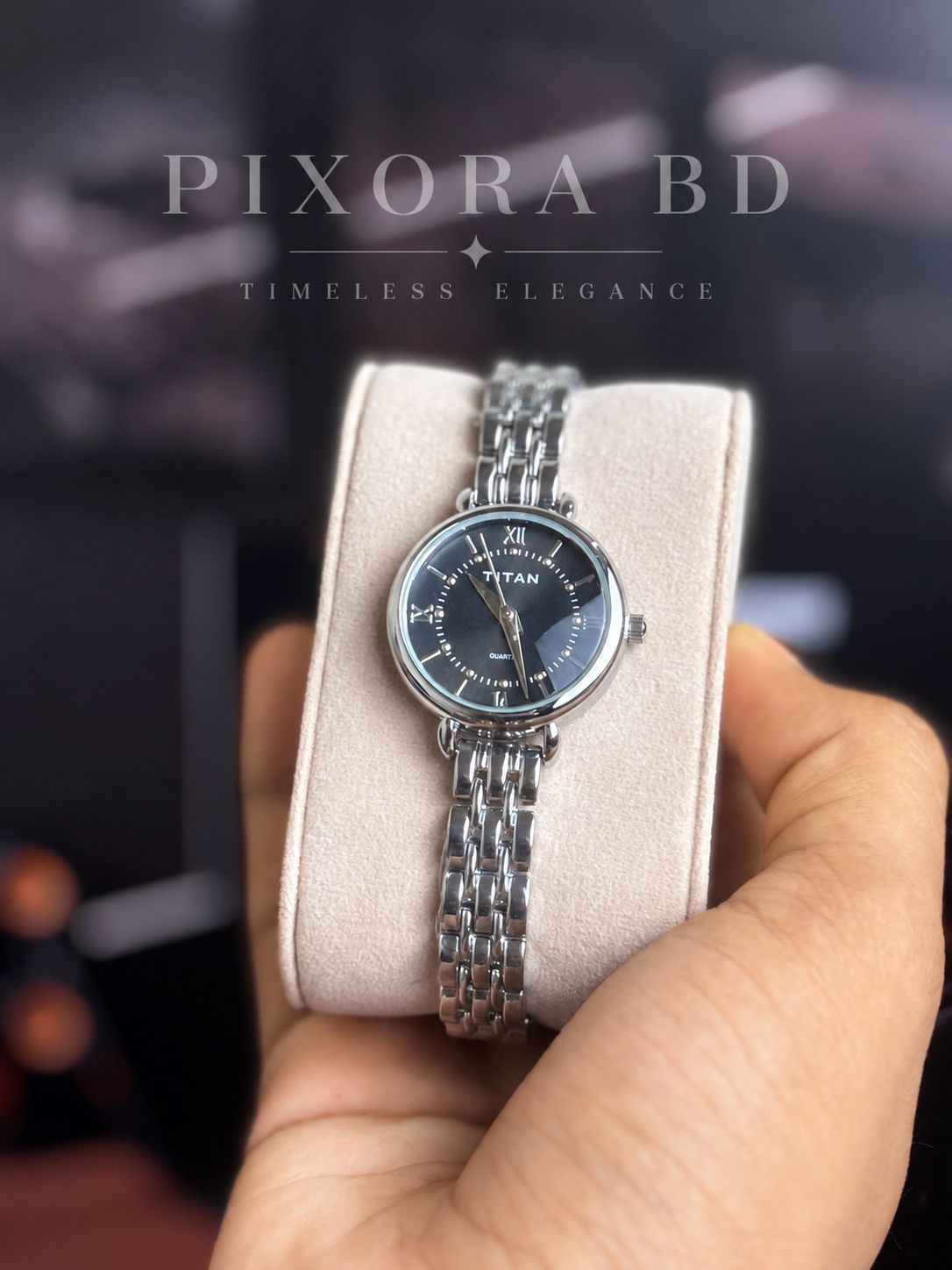 Titan Chain Silver Black