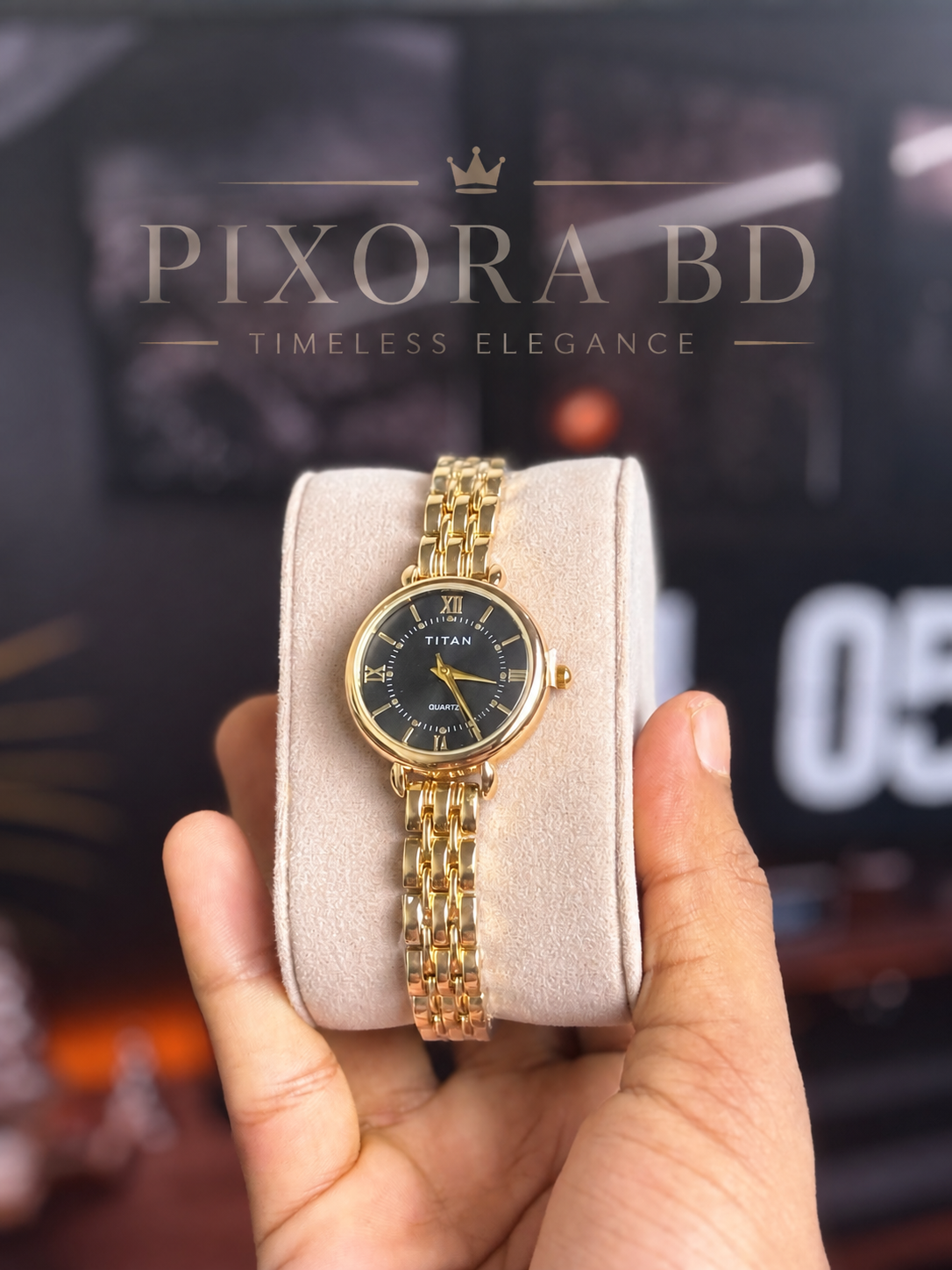 Titan Chain Gold Black