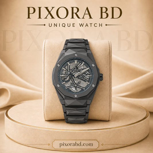 Hublot Metal Gunmetal Blue → HGB