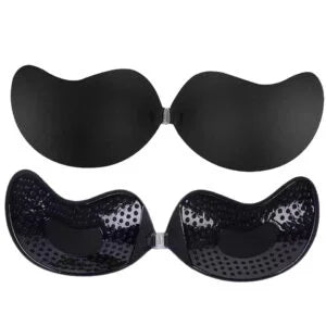 0Women’s Strapless Silicone Push-Up Bra – Reusable Invisible Lift Bra for Special Occasions